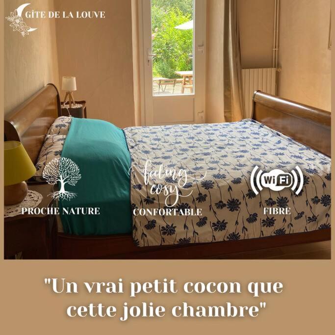 Chambre Double Cosy - Gite De La Louve Fougax-et-Barrineuf Εξωτερικό φωτογραφία
